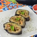 Melanzane light ripiene al forno