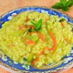 risotto ai fiori di zucca e zafferano