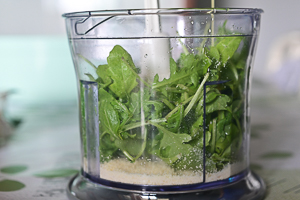 ingredienti pesto di rucola