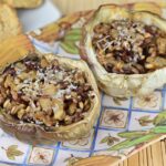 Melanzane viola al forno ripiene con cereali
