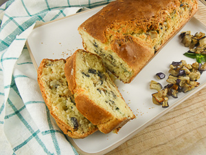 ricetta plumcake salato allo yogurt con melanzane