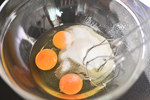 montare le uova con la stevia