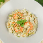 Ricetta Riso con gamberoni e zucchine