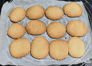 base per biscotti cotti al forno