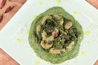 gnocchi integrali con friarielli napoletani