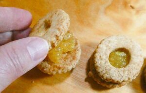 farcire biscotti con buco centrale