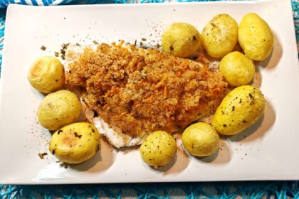 Filetti di orata al forno con patate novelle