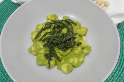 Gnocchi alla crema di asparagi