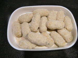 panatura crocchette di lenticchie e patate