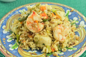 ricetta facile e veloce mix ai cereali con pesce e verdure surgelate