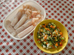 scongelare pesce e minestrone