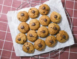 raffreddare cookies su una gratella