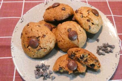Ricetta biscotti cookies al cioccolato