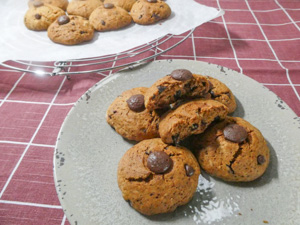 Ricetta biscotti cookies americani al cioccolato