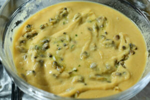 vongole su crema di ceci