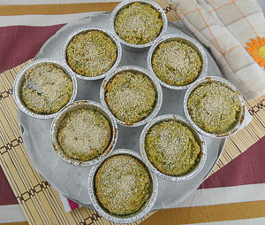 sformati di zucchine e patate negli stampini