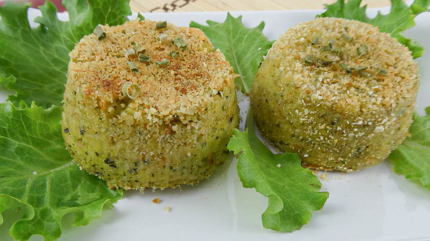 Timballo di zucchine e patate monoporzione