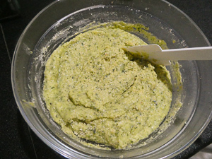 zucchine e patate frullate per fare un timballo