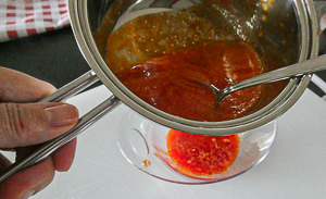 filtrare i fichi d'india frullati