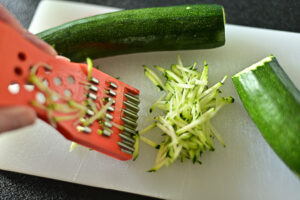 julienne di zucchine
