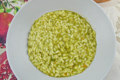 Risotto con crema di verdure da minestrone (surgelato)