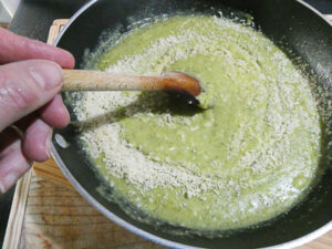 mantecare con burro e parmigiano