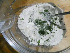 preparazione impasto fagottini rustici