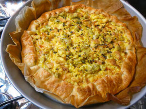 torta salata mimosa cotta in forno