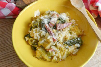 Ricetta Minestra di verza e riso