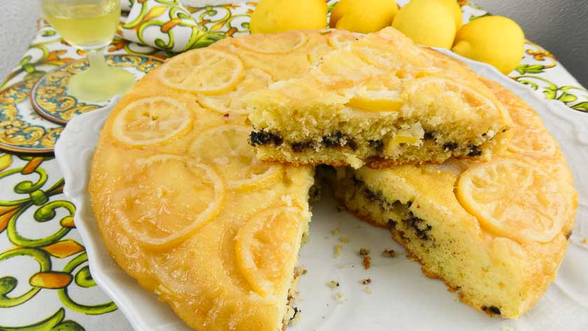 Torta rovesciata al limone e cioccolato – Ricetta soffice e golosa