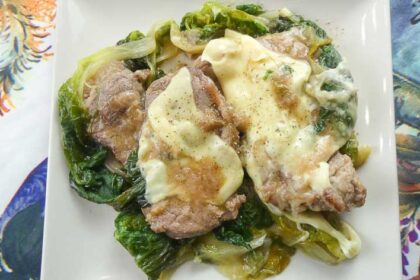 Filetto di manzo con scarola ed Emmental