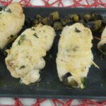 Involtini di pollo al forno ripieni di melanzane