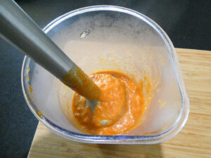 crema di peperoni e pomodori