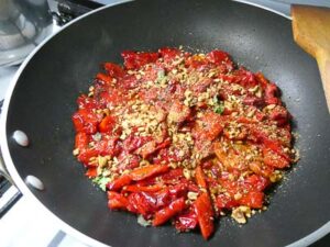 peperoni cornetto in padella