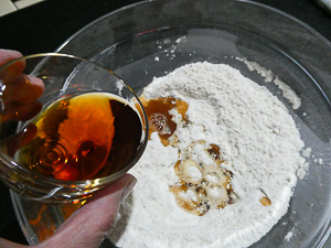 aggiungere marsala all'impasto
