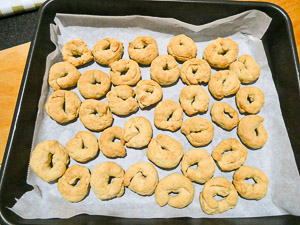 tarallini dolci in forno