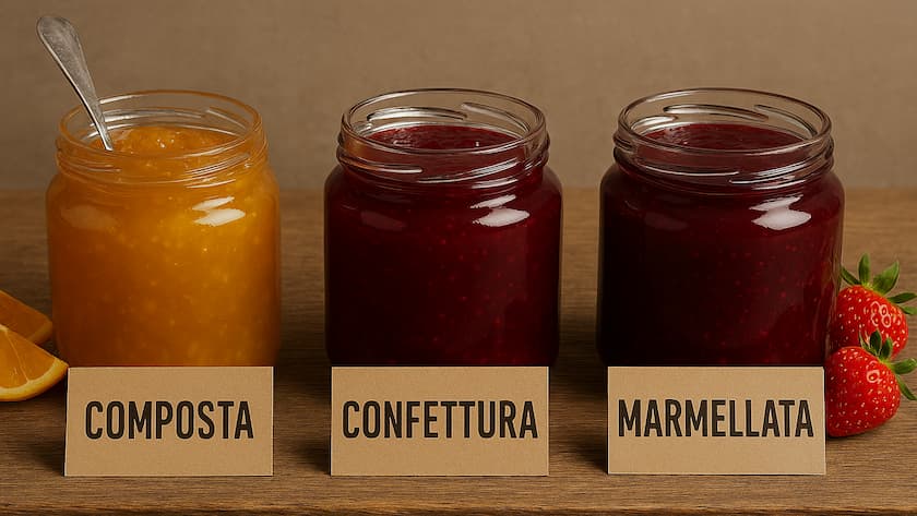 Differenza tra composta, marmellata e confettura cosa cambia davvero