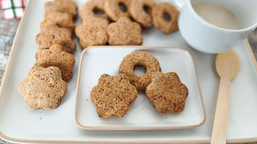 Biscotti rustici da colazione con farina integrale