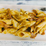 Pasta con crema di ortaggi (minestrone surgelato passato)