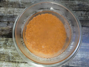 ammollo lenticchie rosse decorticate