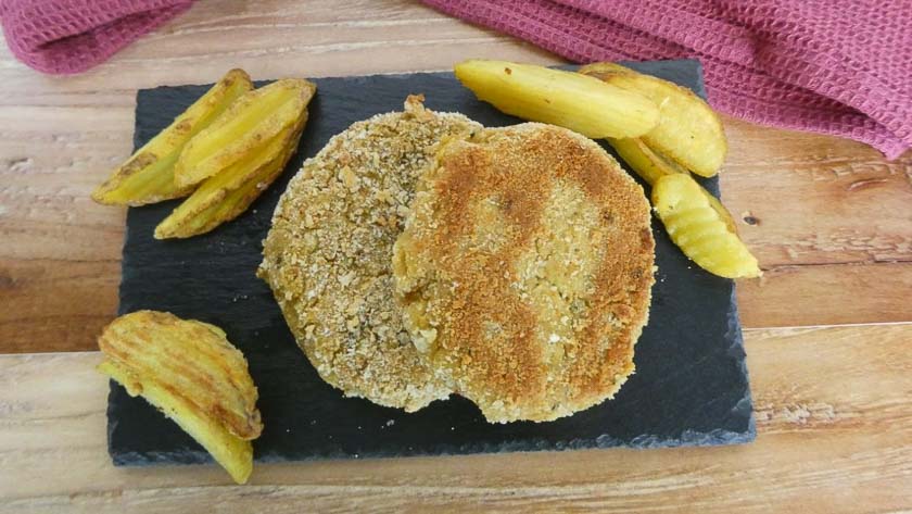 Burger di ceci fatti in casa al forno