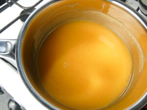 crema al pompelmo rosa senza latte