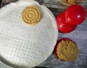 formare gli hamburger di ceci