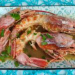 Gamberoni al forno con salsa al limone (salsa citronette)